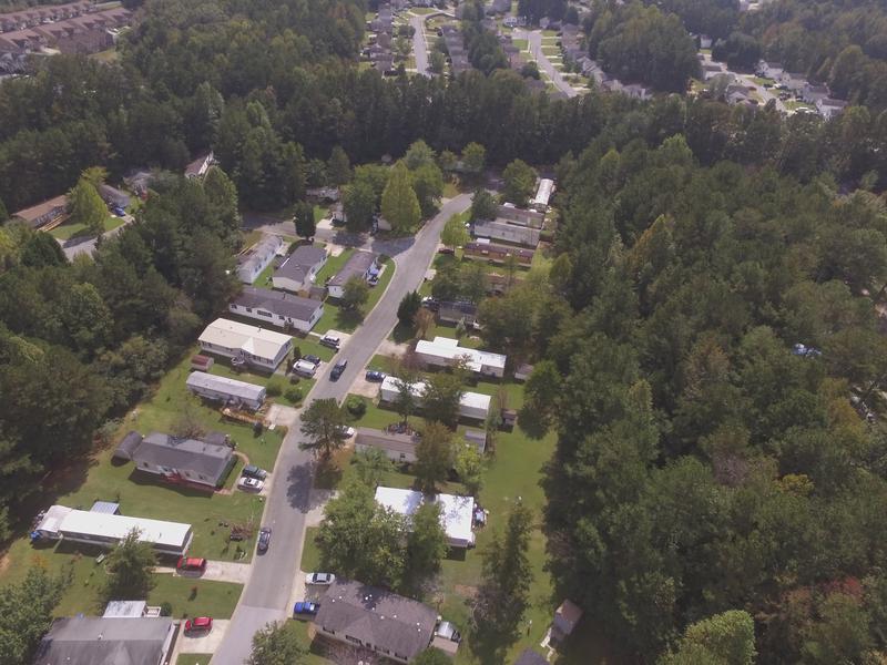 Aerial view of Logan's Crossing community